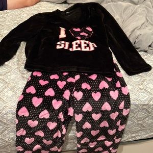 Womens fleece pajama set